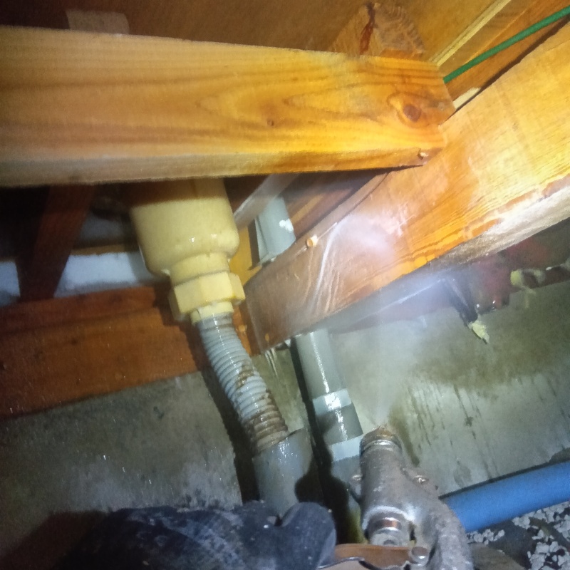 シロアリ予防の施工事例（長野県伊那市美原）