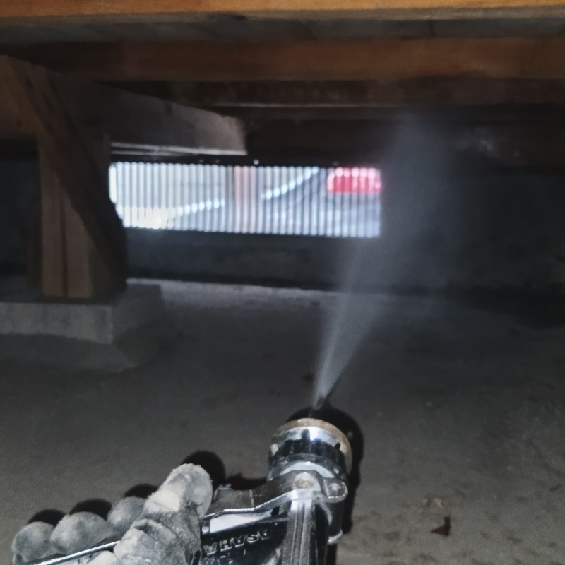 シロアリ予防の施工事例（宮崎県宮崎市小松台北町）