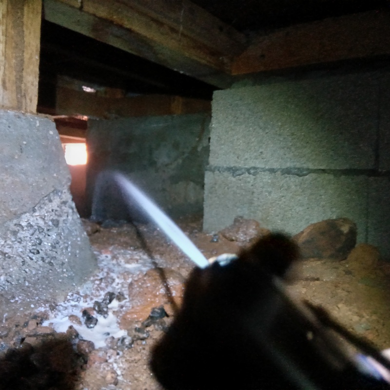 シロアリ駆除の施工事例（鹿児島県肝属郡南大隅町根占辺田）