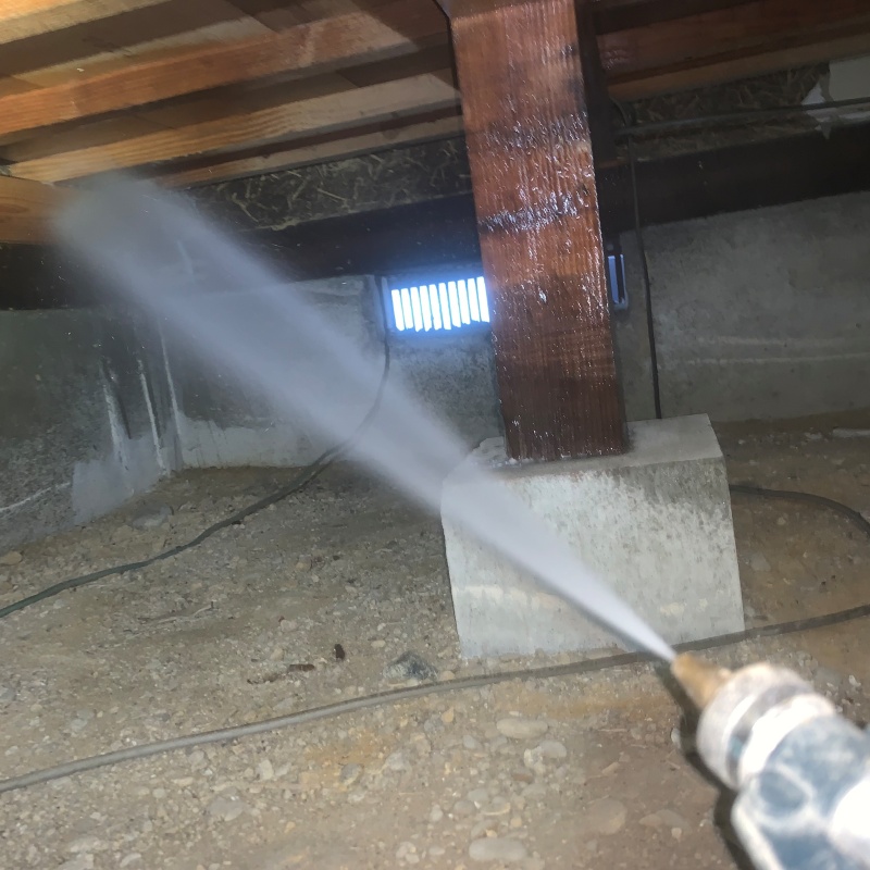 シロアリ予防の施工事例（静岡県湖西市新所）