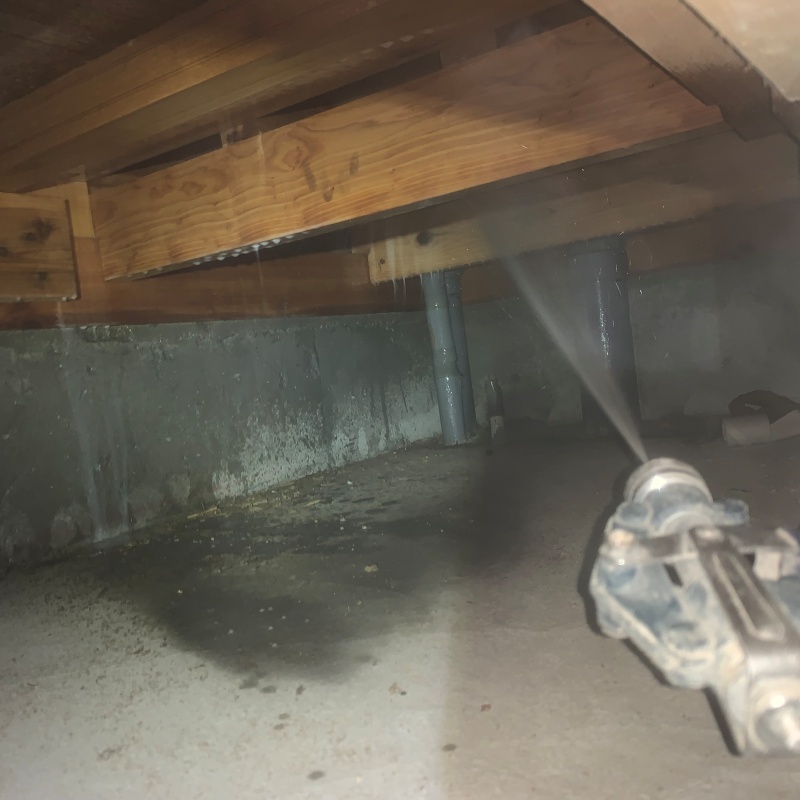 シロアリ予防の施工事例（三重県津市雲出本郷町）