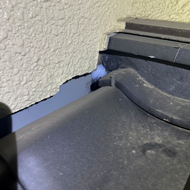 外壁のすき間を封鎖
