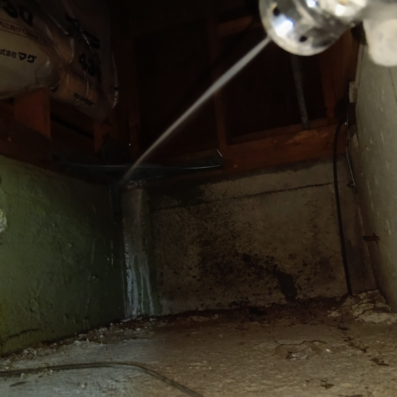 築年数30年のシロアリ予防の施工事例（奈良県天理市田部町）