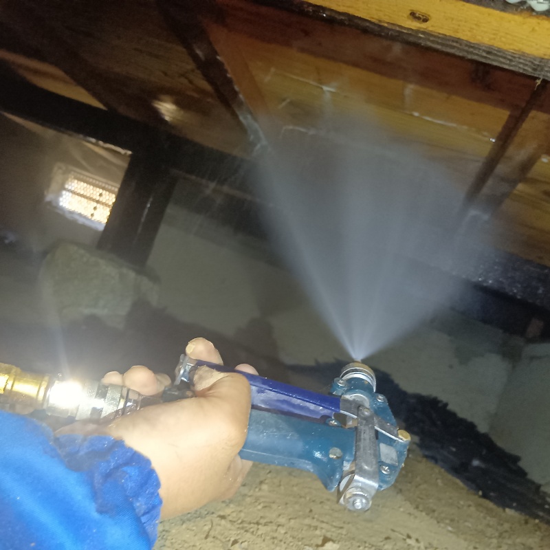 築年数40年のシロアリ駆除の施工事例（兵庫県淡路市井手）