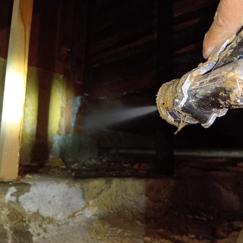 築年数50年のシロアリ駆除の施工事例（大阪府高石市高師浜）