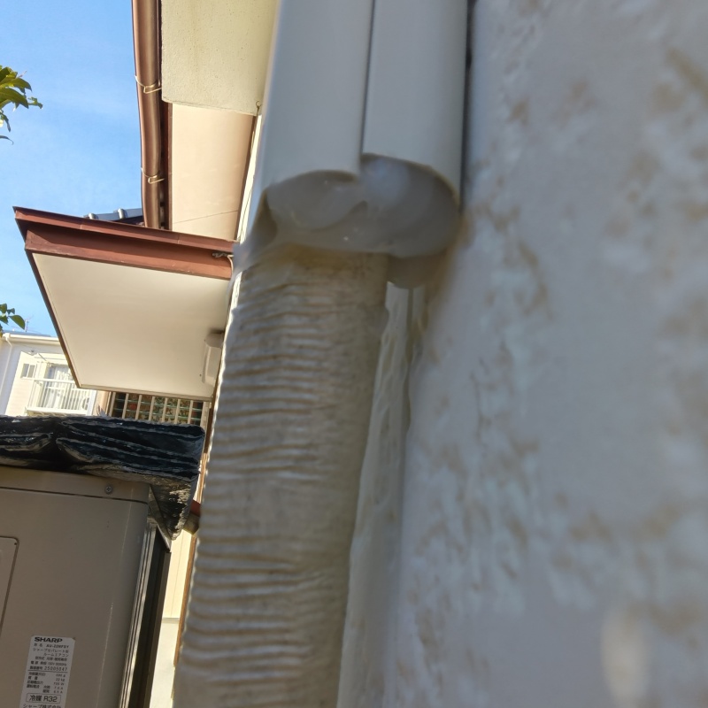配管導入部のすき間を封鎖