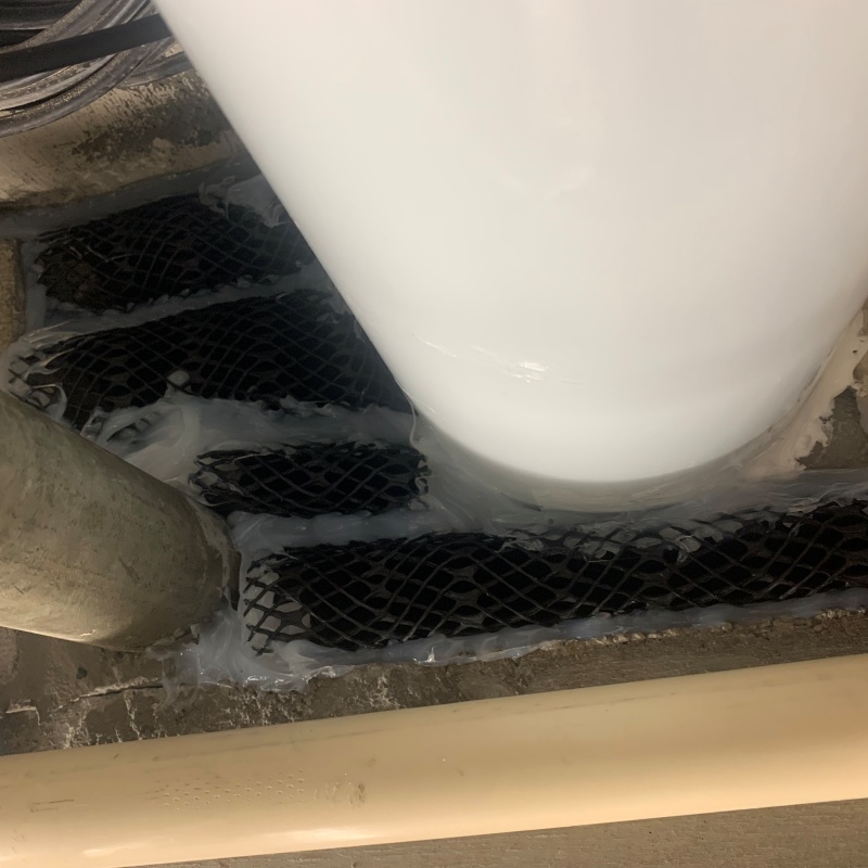 配管導入部のすき間を封鎖