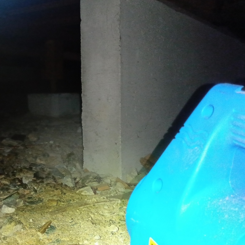 床下を噴霧器で除菌・消臭