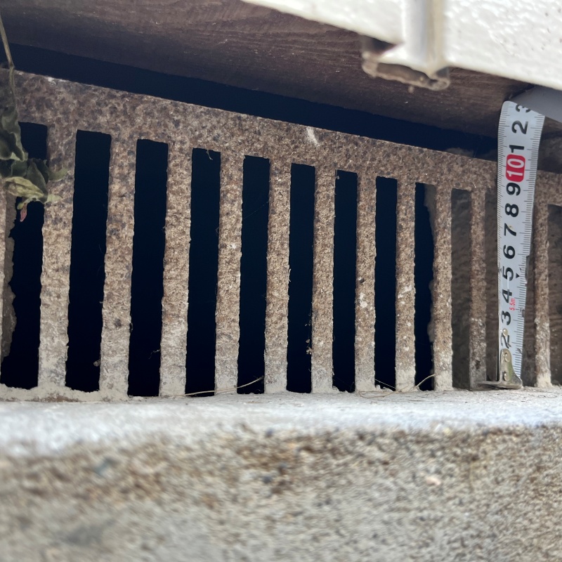 侵入口になっていた床下換気口