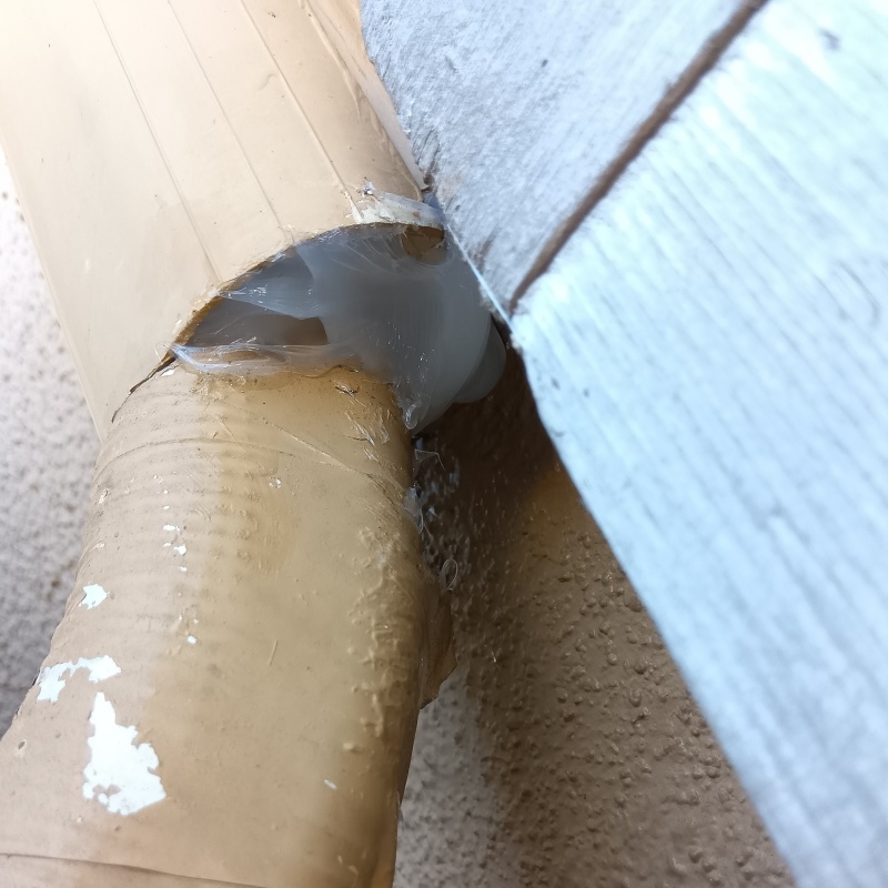 配管導入部のすき間を封鎖