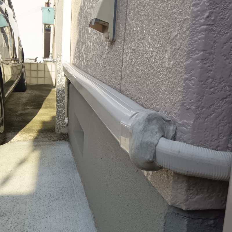 配管導入部のすき間を封鎖