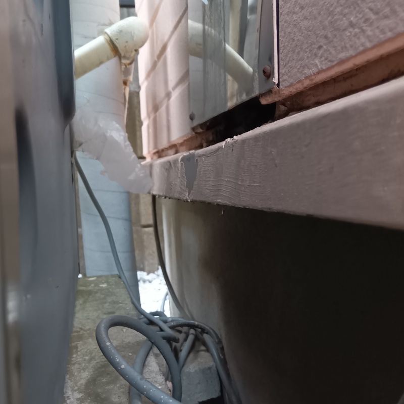 侵入口になっていたすき間