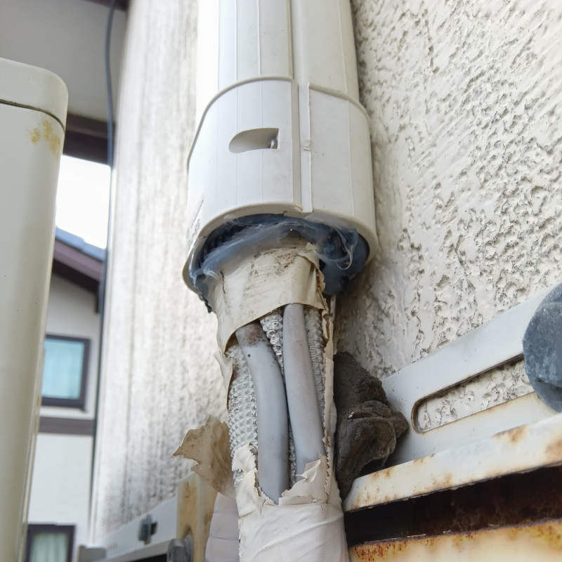 配管導入部のすき間を封鎖
