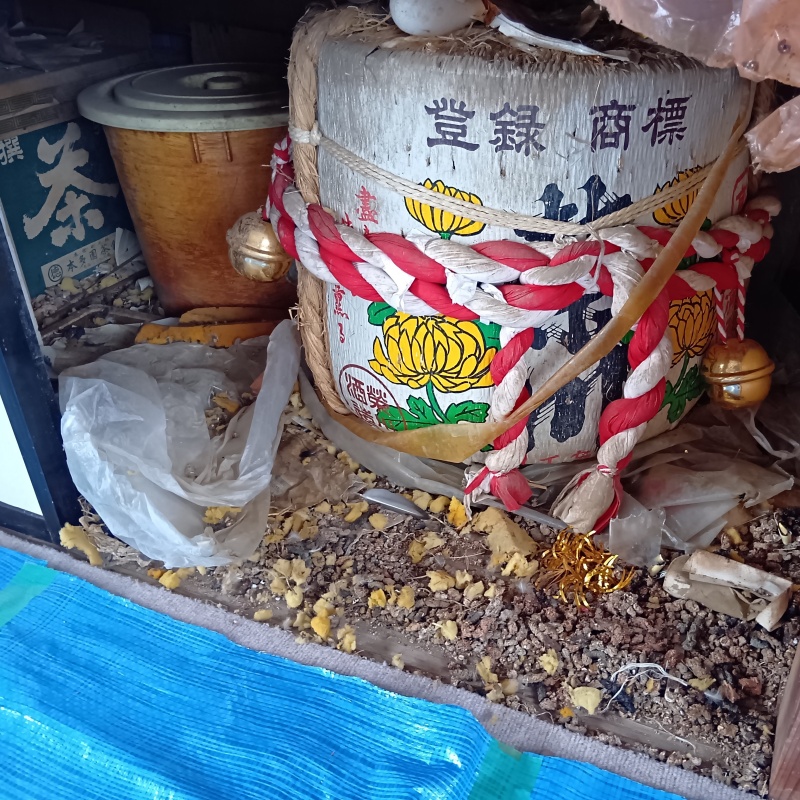 大量のフン害