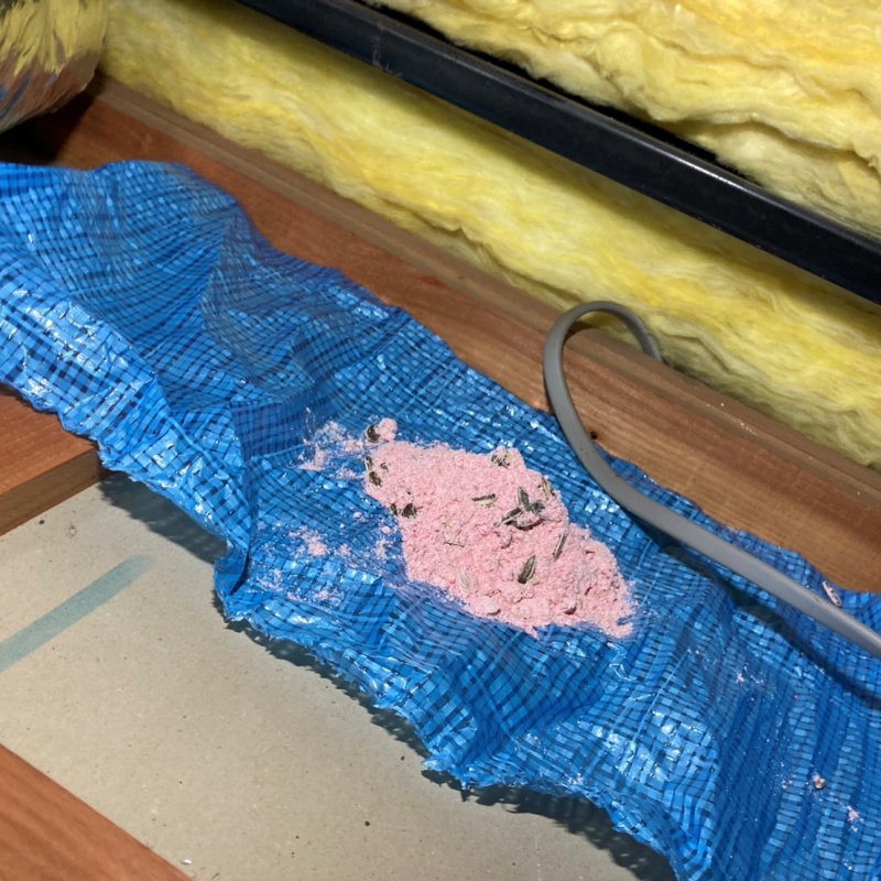 殺鼠剤を設置