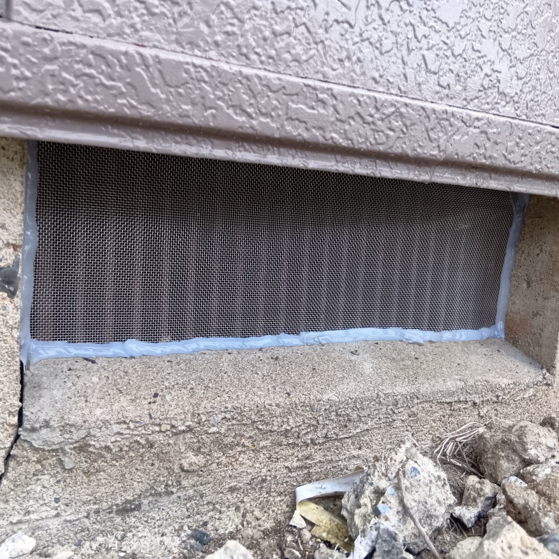 侵入口になっていた床下換気口