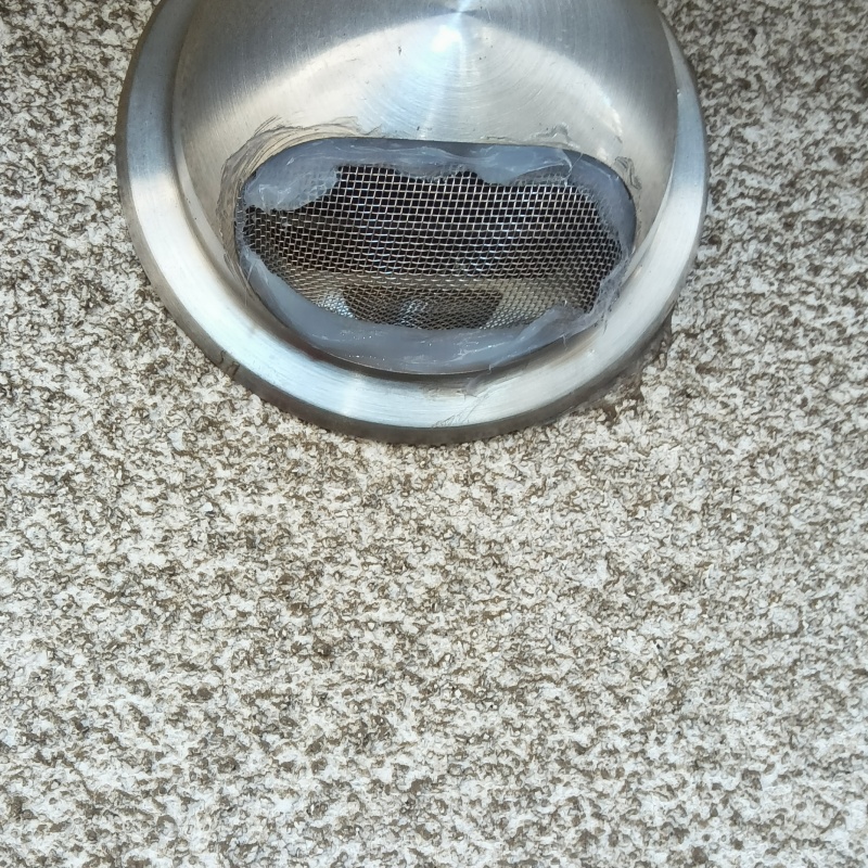 換気扇の開口部を封鎖