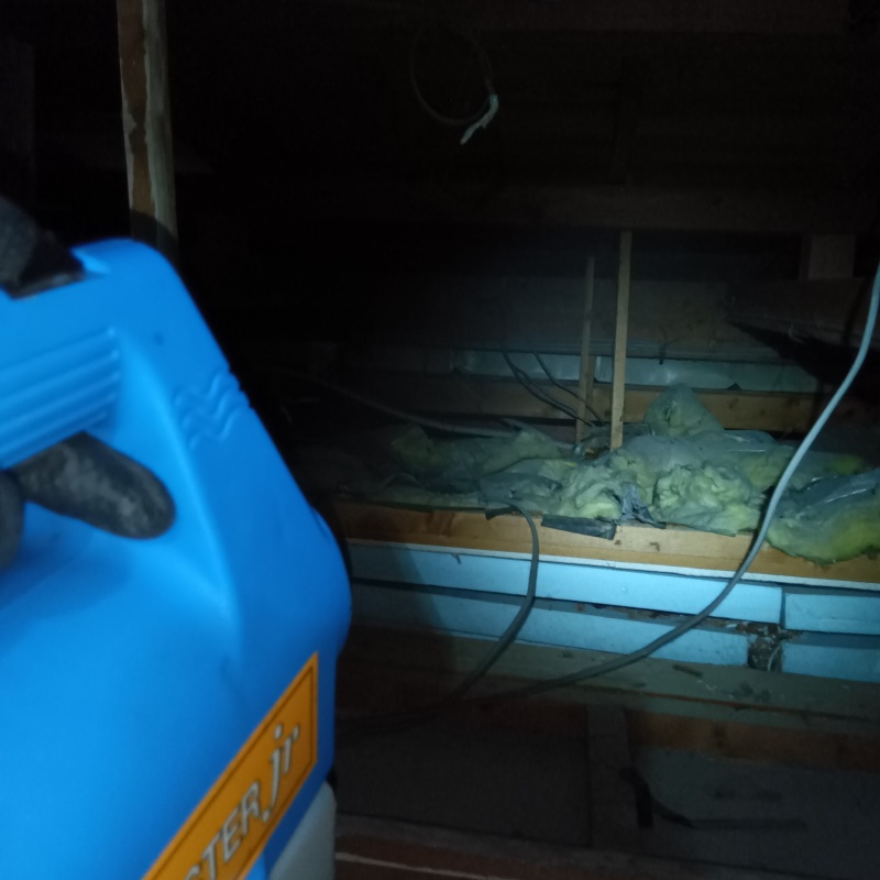噴霧器で除菌剤を散布