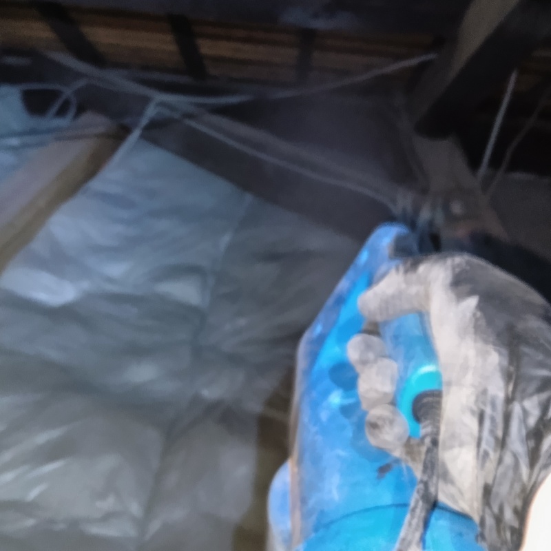 噴霧器で殺虫剤を散布