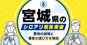 宮城県のシロアリ駆除業者おすすめ8選!駆除費用相場や業者の選び方のポイントについても解説