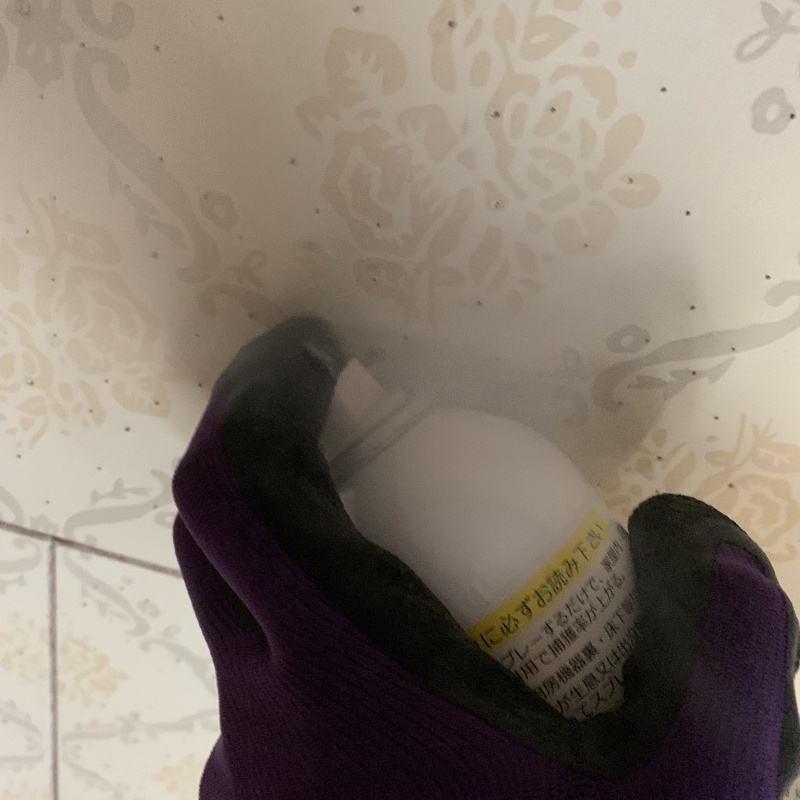 室内の壁内に忌避剤を注入