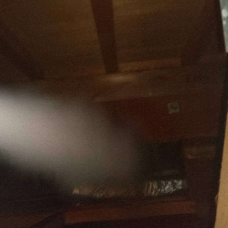 忌避剤を吹き付けている様子