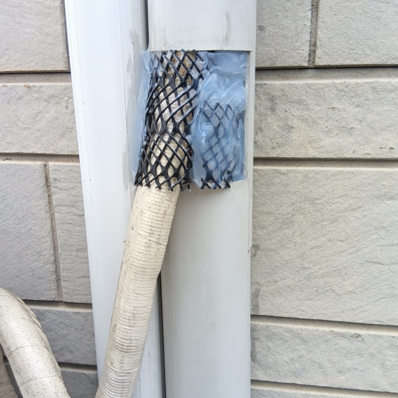配管導入部のすき間を封鎖
