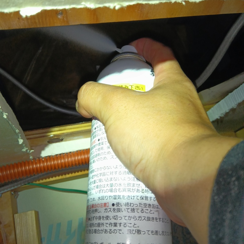 ネズミ駆除の施工事例（三重県四日市市西阿倉川）