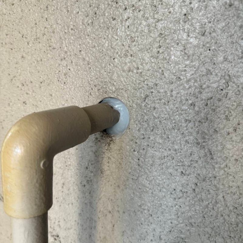 配管導入部のすき間を封鎖