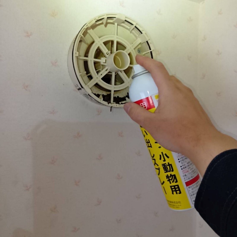 ネズミ駆除の施工事例（三重県桑名市新西方）