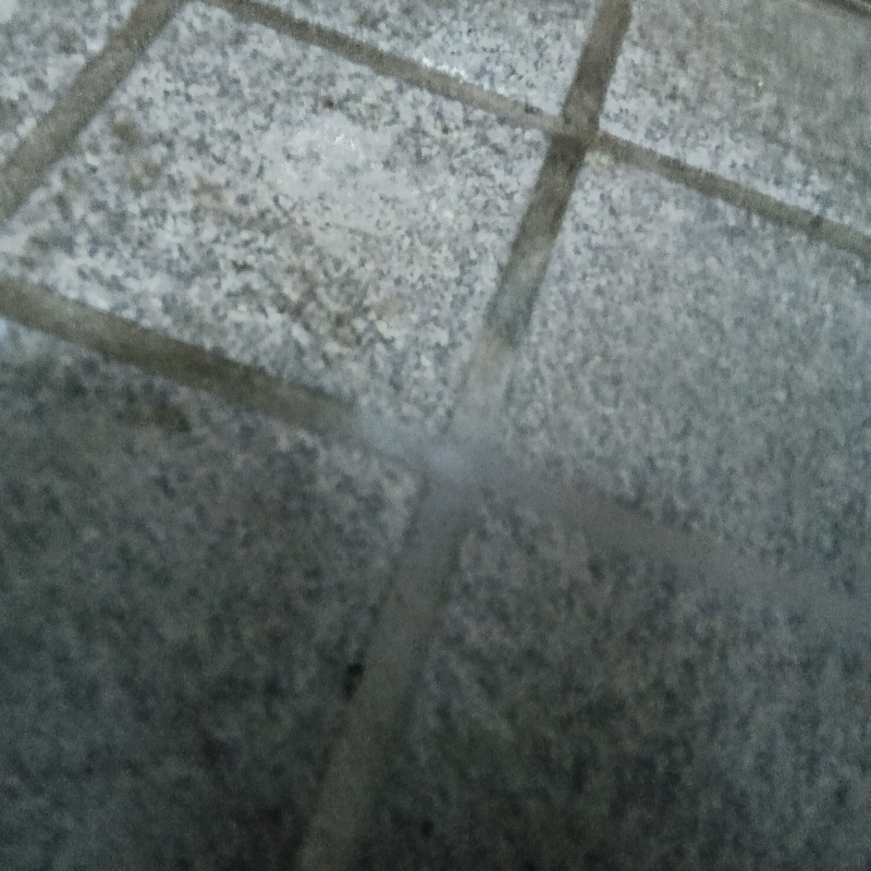 穿孔処理の穴をふさいだ様子
