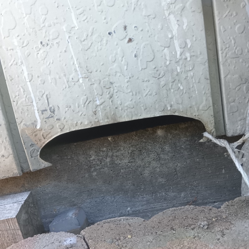 侵入口になっていたすき間