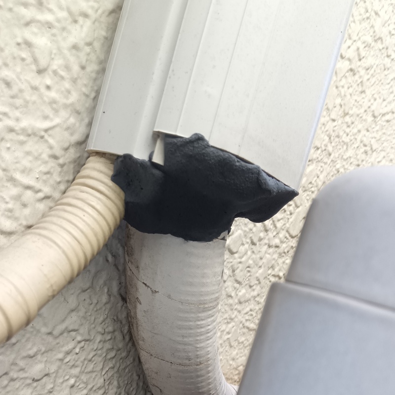配管導入部のすき間を封鎖