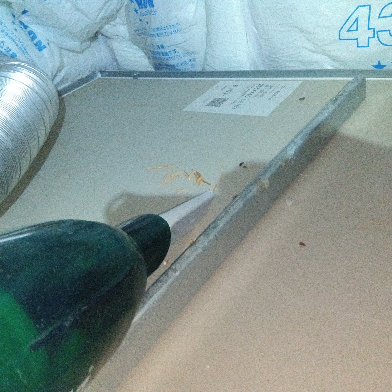 掃除機で汚れを回収