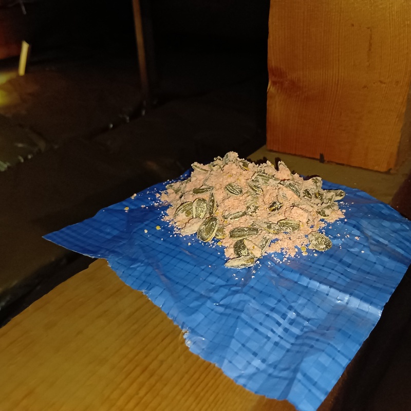 屋根裏に殺鼠剤を設置