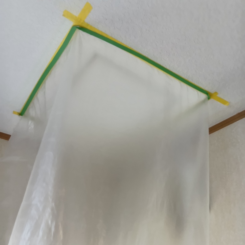 天井に点検口を作成