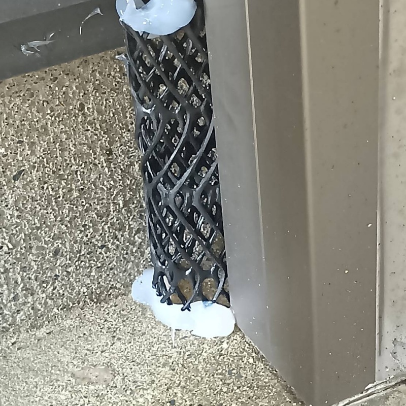 壁の接合部分のすき間を封鎖