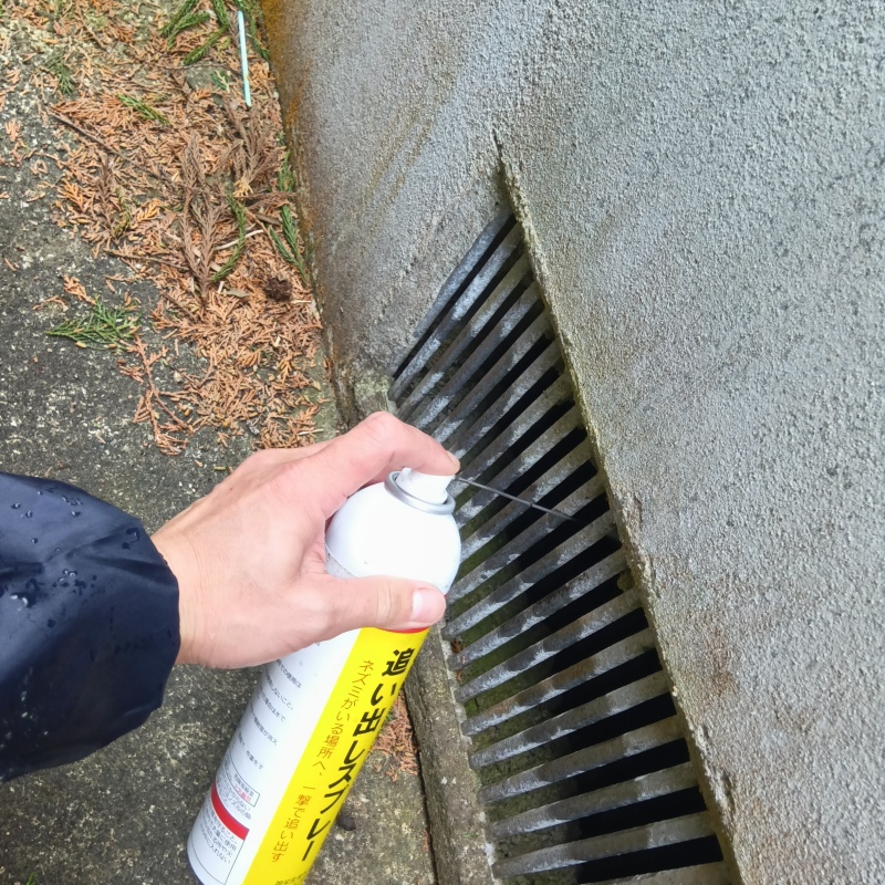 ネズミ駆除の施工事例（宮城県加美郡加美町宮崎字浦一番）