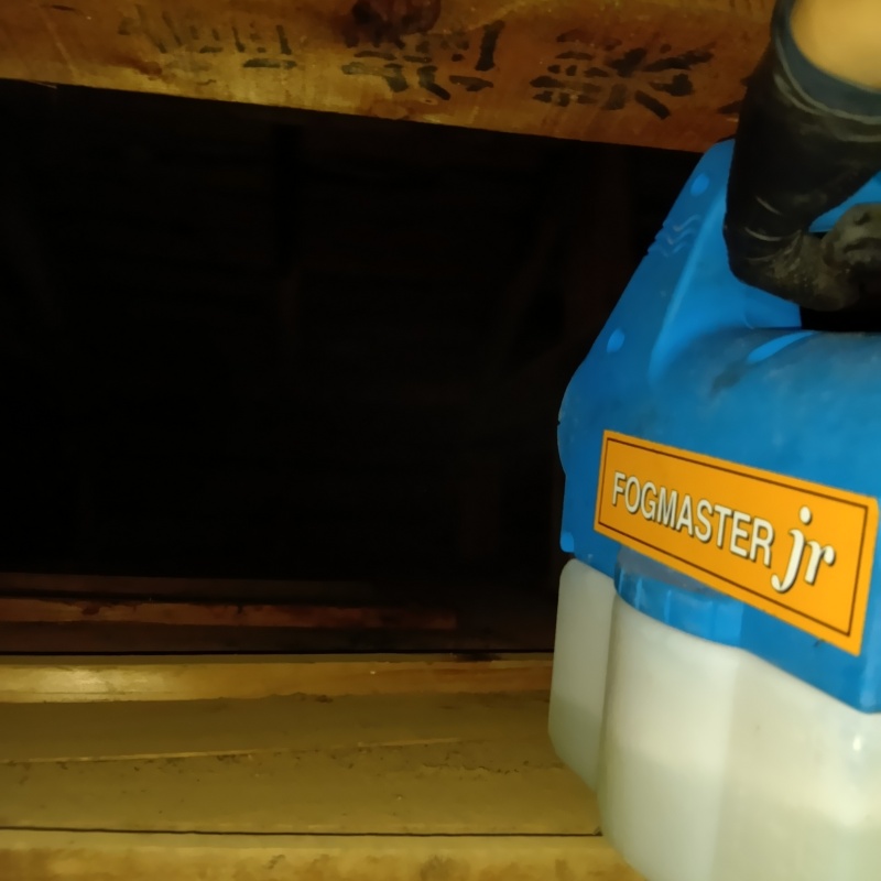 噴霧器で除菌・消臭剤を散布