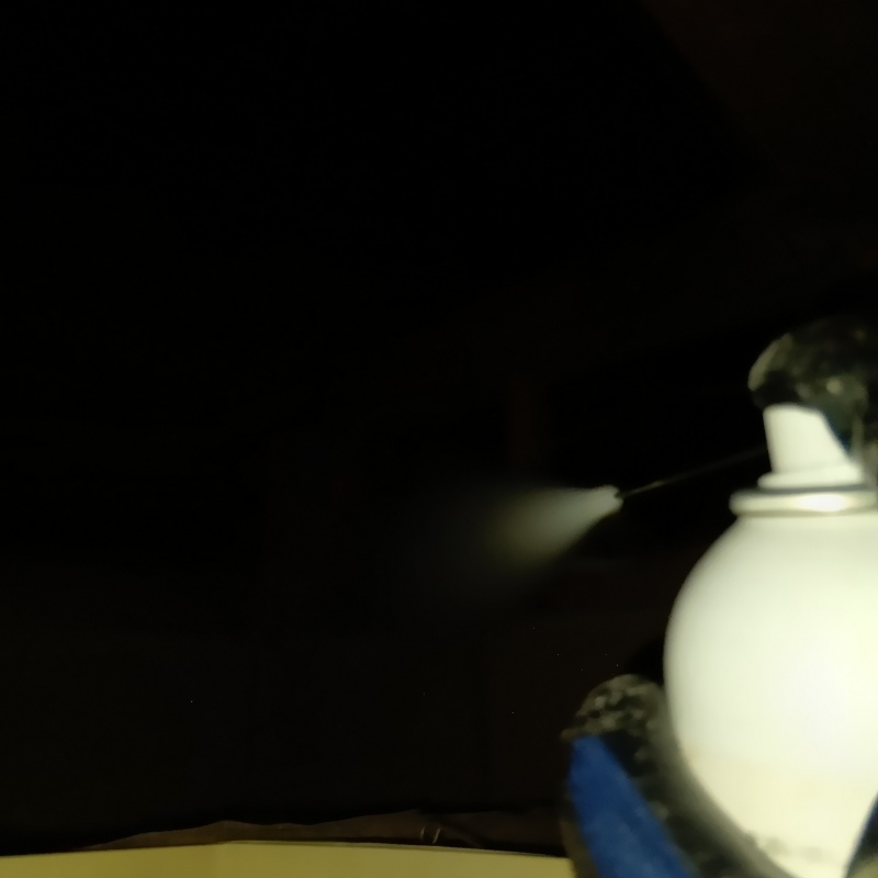 忌避剤をスプレー