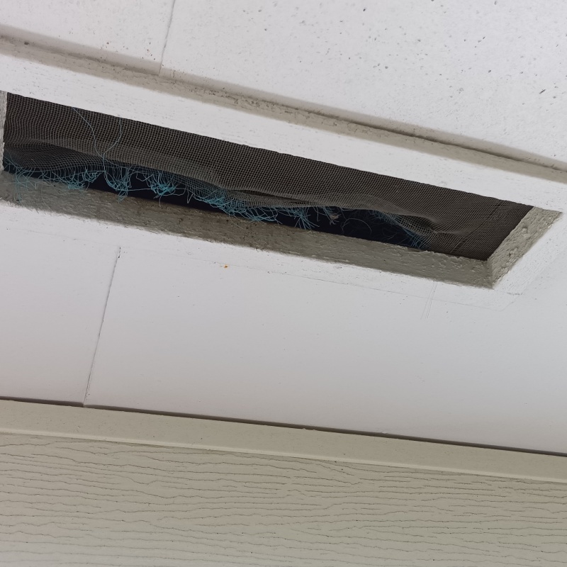 侵入経路となっていた開口部