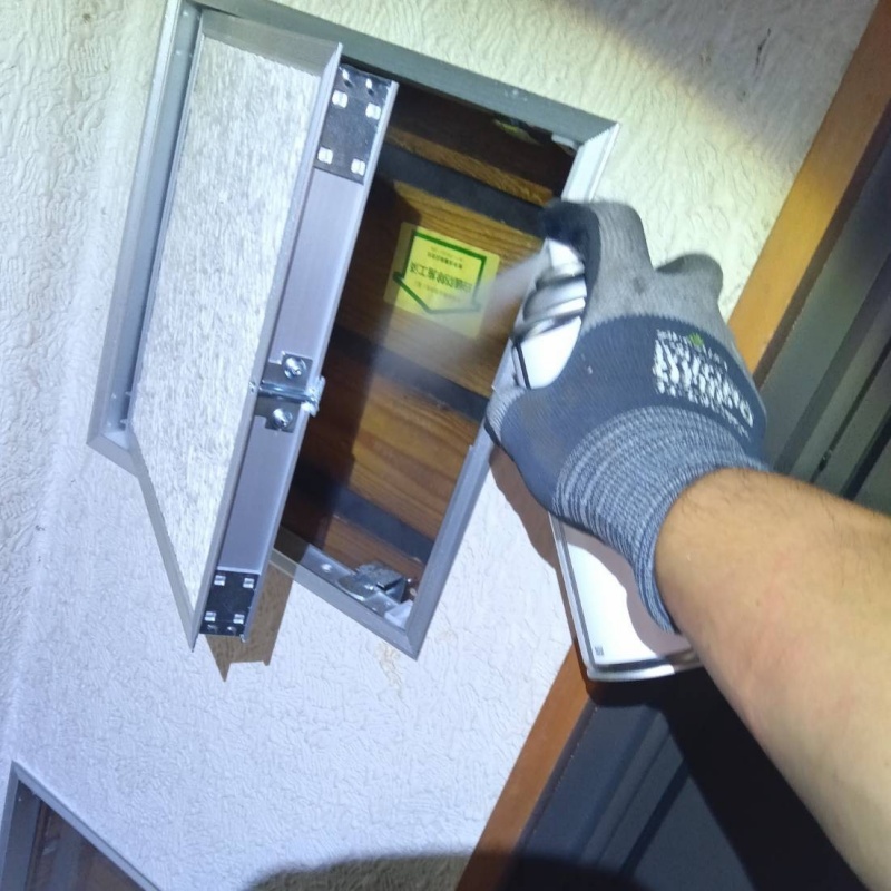 殺虫剤をスプレー
