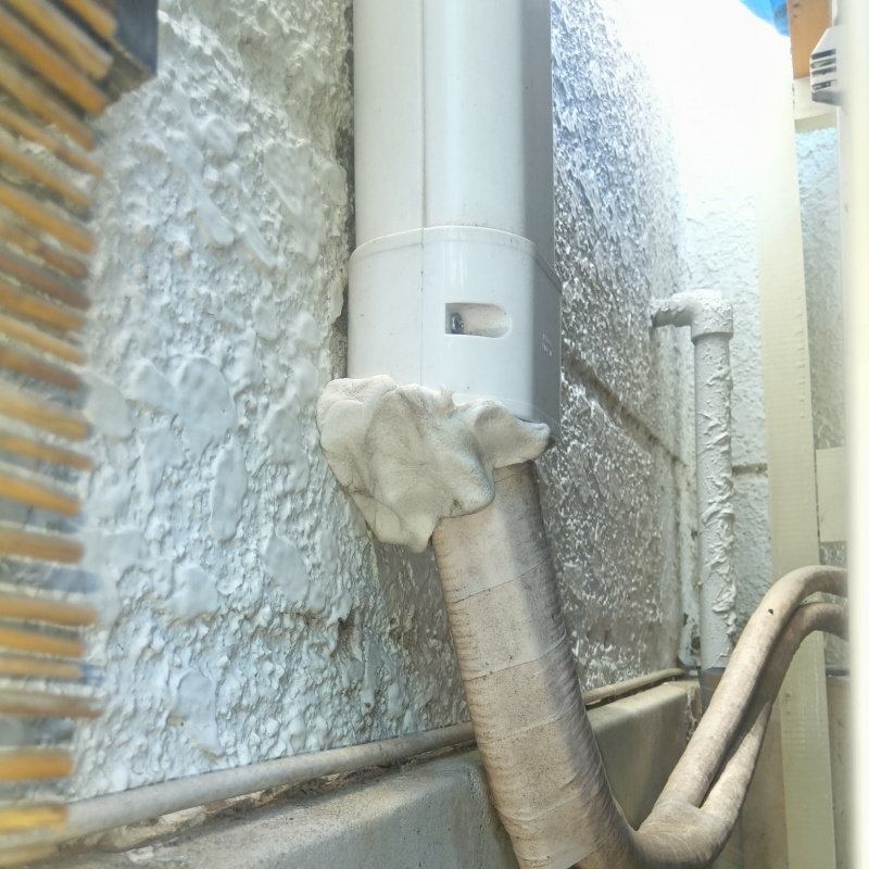 配管導入部のすき間を封鎖