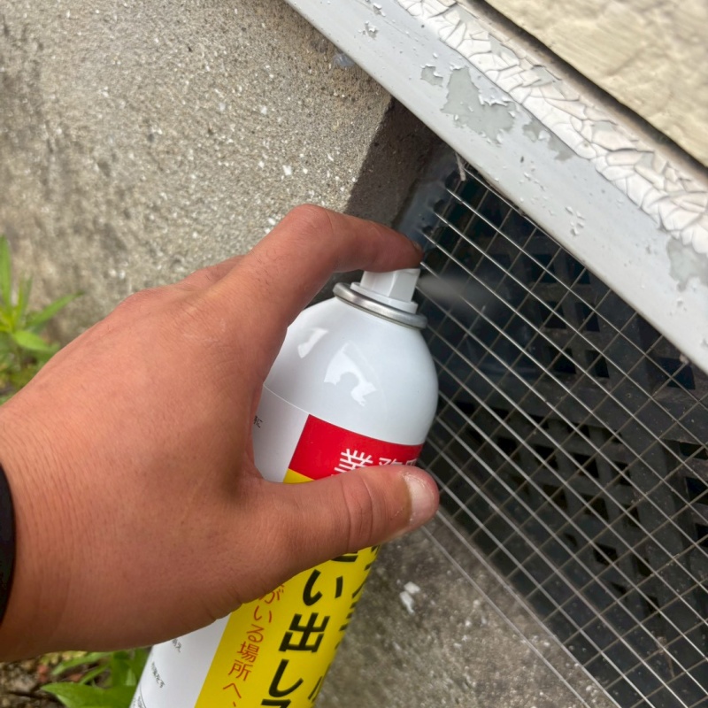 ネズミ駆除の施工事例（岡山県倉敷市西田）