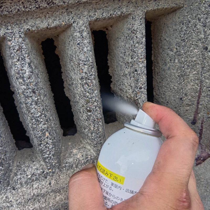 ネズミ駆除の施工事例（大分県大分市米良）