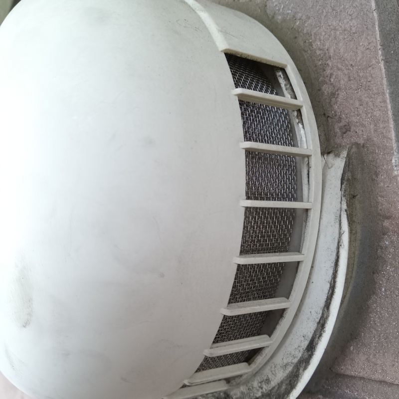 換気扇のすき間を封鎖