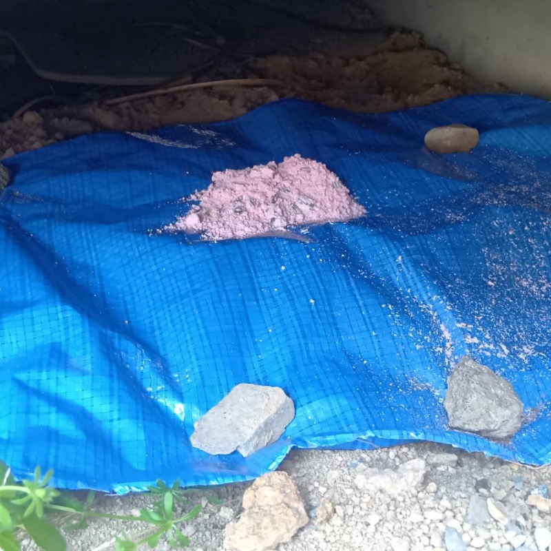 床下に殺鼠剤を設置