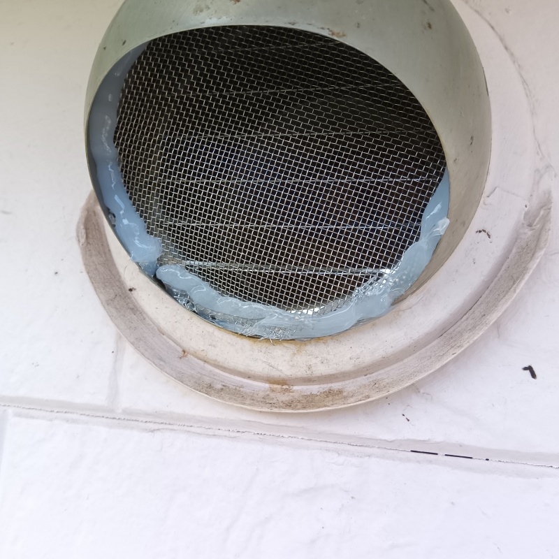 換気扇の開口部を封鎖