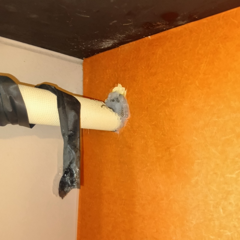 配管導入部のすき間を封鎖