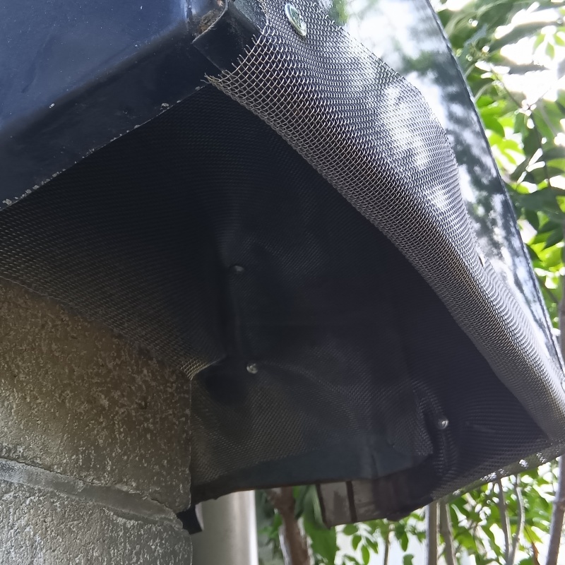 シャッターボックスの開口部を封鎖